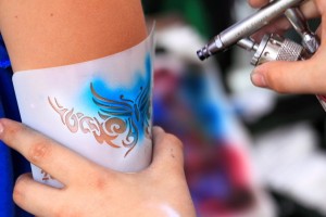 tatuaże airbrush